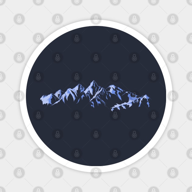 Mountains Magnet by Mako Design 